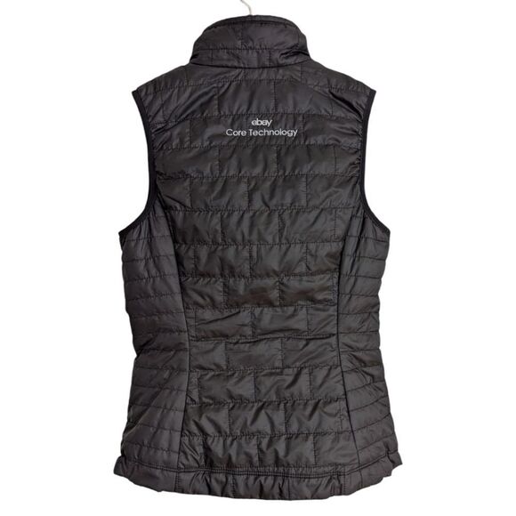 Patagonia x Ebay Embroidered Black Quilted Vest Zip Up Women's XXS STY84247 FA19 - Picture 3 of 9